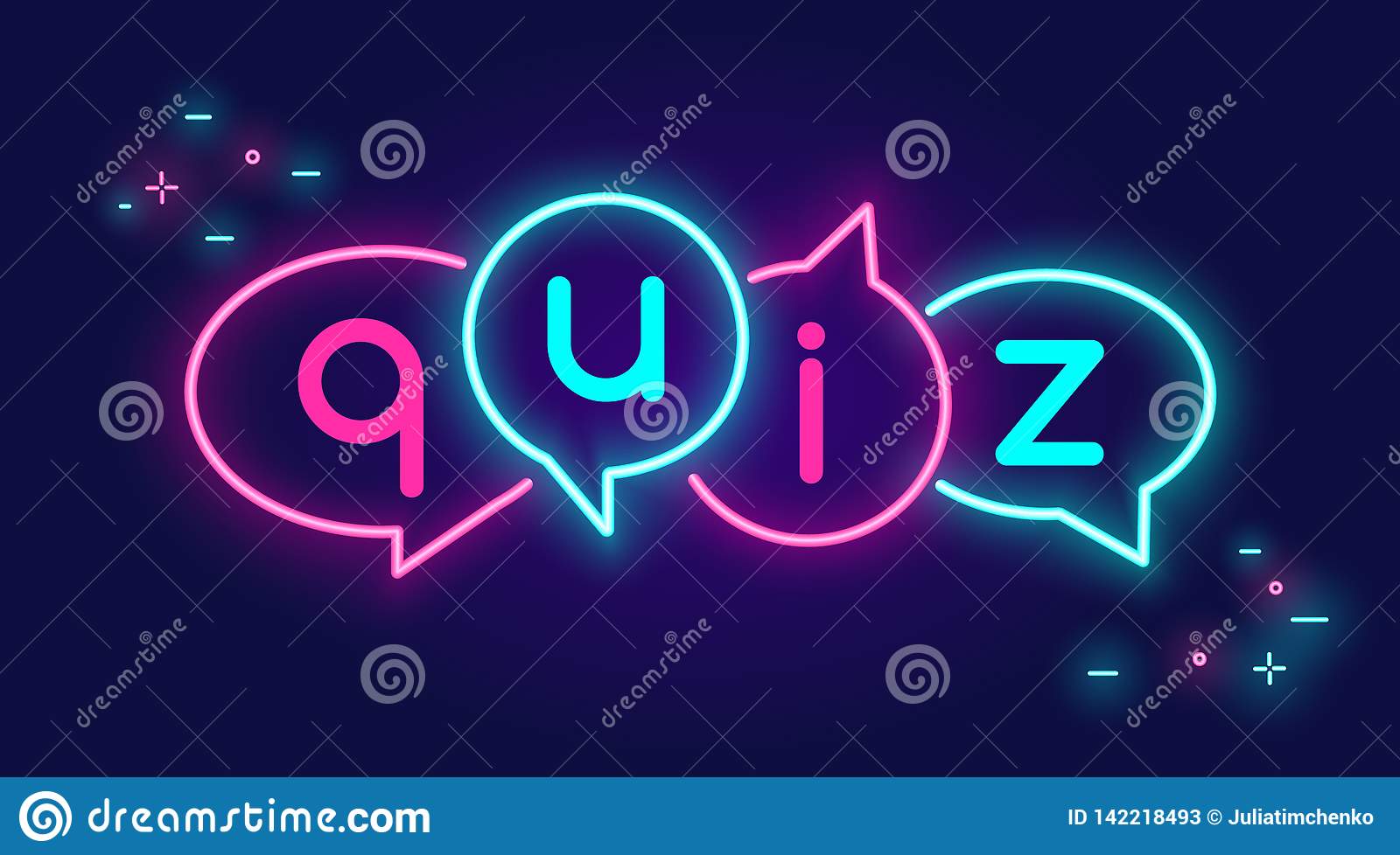 quiz-speech-bubbles-banner-social-networks-neon-light-style-dark-background-quiz-speech-bubbles-banner-social-142218493