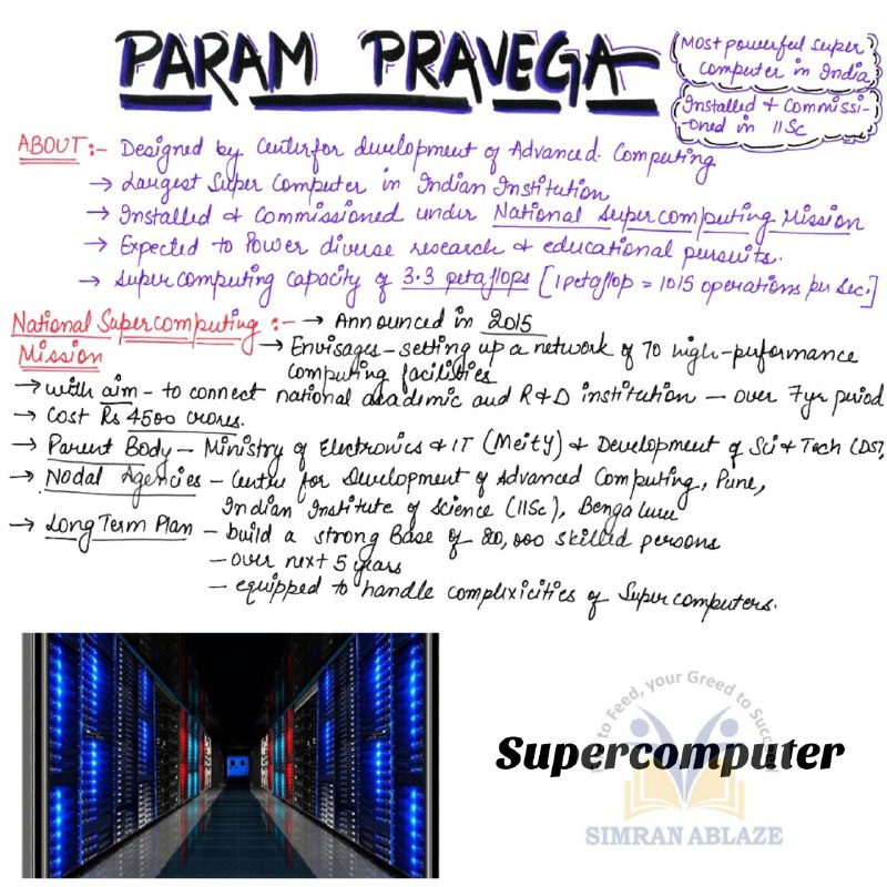 Param Pravega Supercomputer