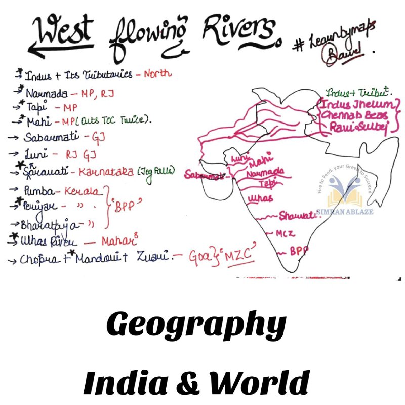 West Flowing Rivers