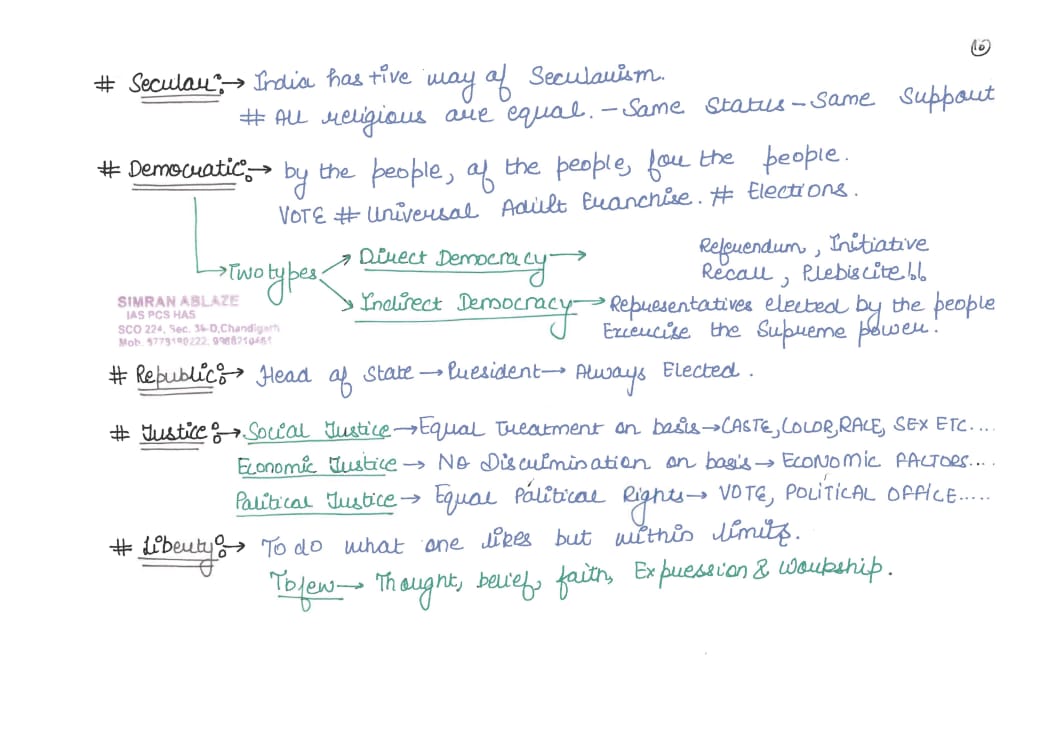 Direct Democracy and Indirect Democracy