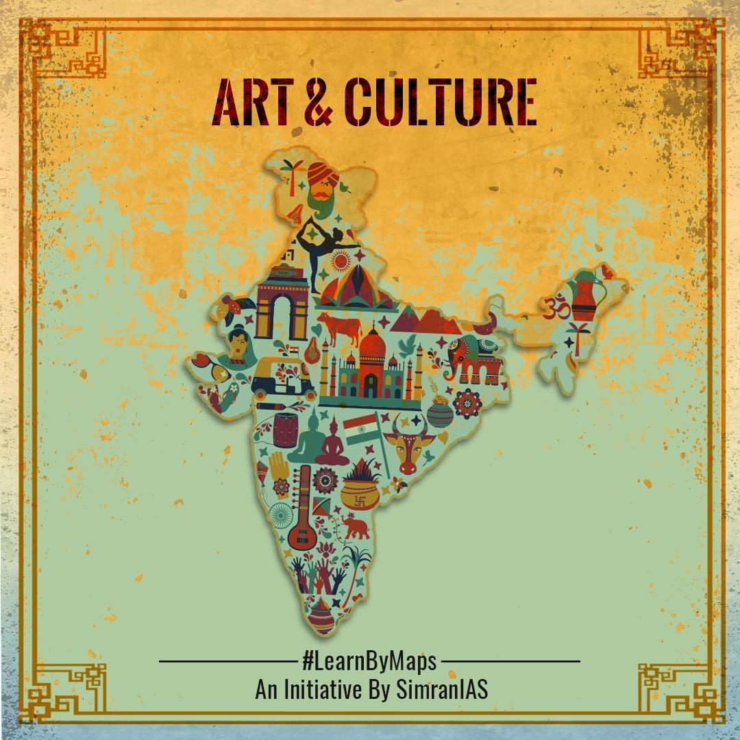 upsc art and culture mind maps